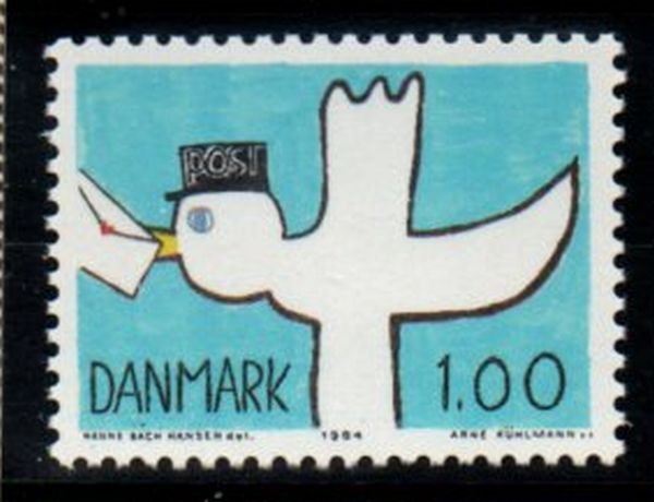 Denmark  Scott  764 1984  Post Bird stamp mint NH