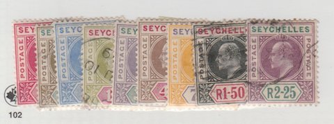 Seychelles Scott #52-62 Stamp - Mint & Used Set