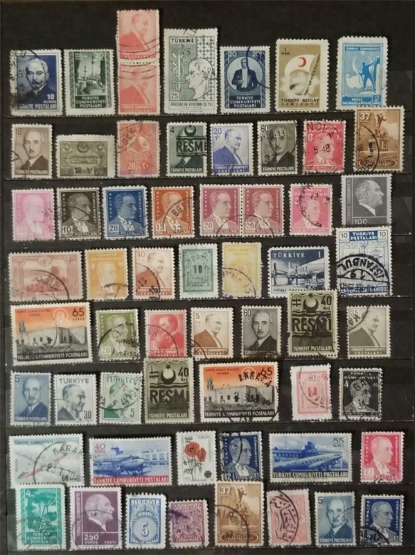 TURKEY Early Stamp Lot Used T2781