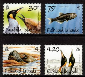 FALKLAND ISLANDS 2014 Wildlife; Scott 1110-13. SG 1284-87; MNH