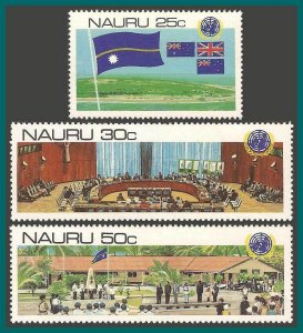 Nauru 1980 UN Declaration, MNH  221-223,SG232-SG234