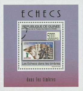 Stamp in a Stamp Chess Moldova Mini Sov. Sheet MNH 