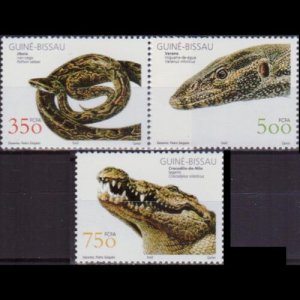 GUINEA-BISSAU 2002 - SG# 1374-6 Reptiles 350-750f NH