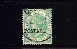 NATAL  1875-76  1/-    QV   FU   SG 84