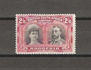 RHODESIA 1910/13 SG 155a Variant MINT. CERT