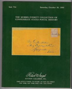 CSA AUCTION CATALOG: Siegel #754 Morris Everett Confederate