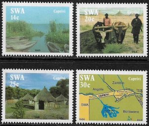 South West Africa #574-7 MNH Set - Views of Country