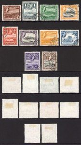 Antigua SG149/58 QEII 1963/65 Set of 10 Used