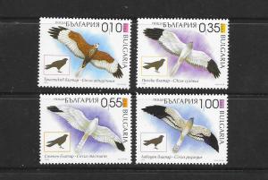 BIRDS - BULGARIA #4391-4  MNH