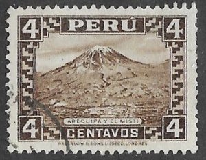 Peru # 308  Mountain Arequipa    (1)  VF Used