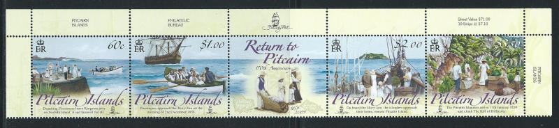Pitcairn Islands 684 2009 Return to Pitcairn Island strip...