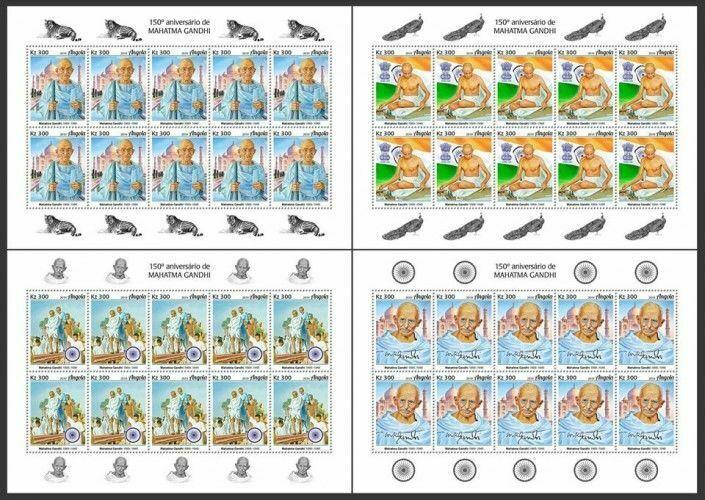 Z08 ANG190109c ANGOLA 2019 Mahatma Gandhi MNH ** Postfrisch