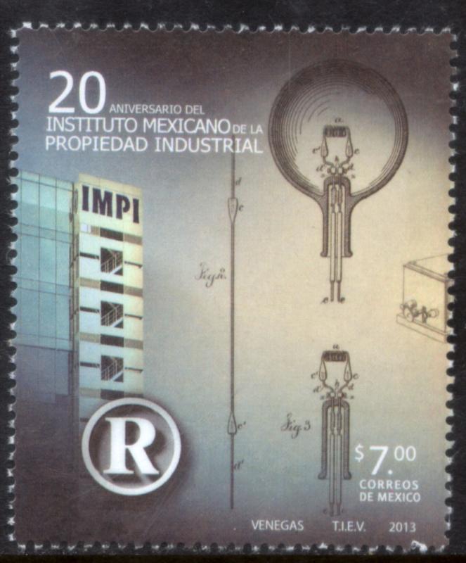 MEXICO 2853 20th Anniv Institute of Industrial Property. MNH