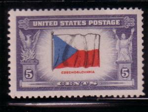 US#910 Overrun Countries-Czechoslovaka 5c   (MNH) CV $0.30