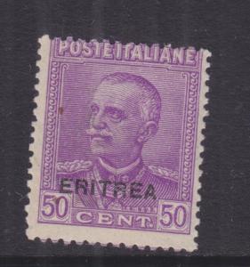 ERITREA, 1928 on Italy, 50c. Bright Violet, lhm.