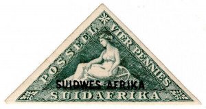 (I.B) South-West Africa Postal : Hope 4d (SG 44) Afrikaans