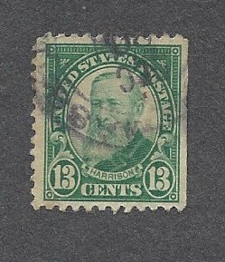 622 - 13¢ - Harrison - green