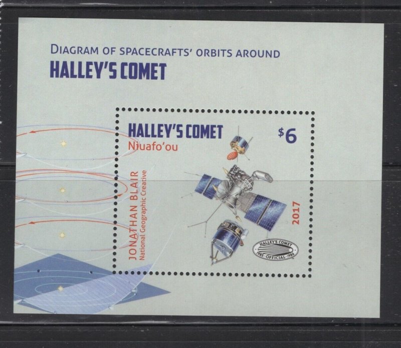 Tonga - Niuafo'ou #366 (2017 Halley's Comet sheet) VFMNH CV $5.75