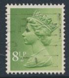 GB Machin 8½p  SG X881  Scott MH65  Used  please read details