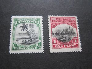 Cook Islands 1924 Sc 72.73 MH