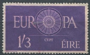 Ireland Sc#176 Used, 1s3p vio, Europa (C.E.P.T.) 1960 - Wheel (1960)