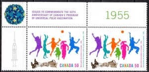 Canada 2005 Mass Polio Vaccination Mi. 2292 Pair MNH