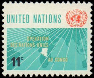 United Nations #110-111, Complete Set(2), 1962, Never Hinged