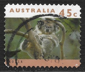 Australia #1295 45c Threatened Species - Koala In Tree