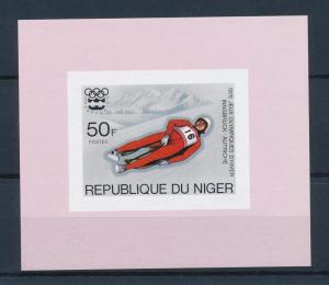 [55742] Niger 1976 Olympic games Innsbruck Luge MNH Sheet