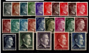 Germany 506-27 Mostly MNH Set.
