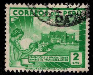 Peru  Scott  375 Used stamp Waterlow printing