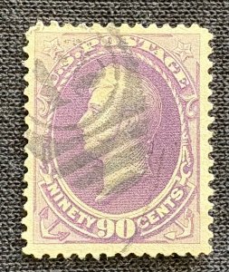 US Stamp Scott #218. Used. CV is $225. Please see Photos!!