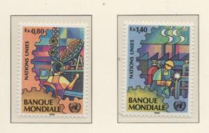 SCOTT# 173-174   single   MNH UN GENEVA 1989