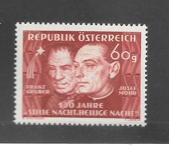 Austria  1948   Silent Night  MNH  Sc# 558