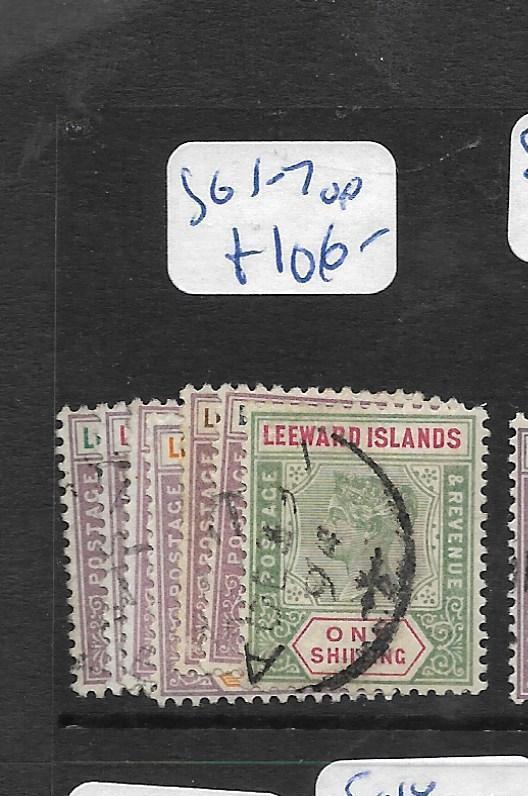 LEEWARD ISLANDS  (PP1406B)  QV TO 1/-  SG 1-7  VFU