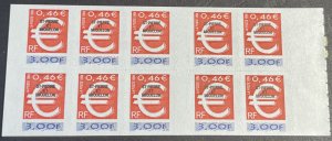 ST. PIERRE & MIQUELON # 664a---MINT NEVER/HINGED---BOOKLET PANE OF 10---1998