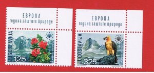 Yugoslavia  #1042-1043    MNH OG   Nature  Free S/H