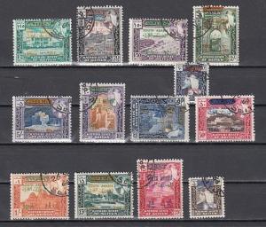 Aden-Kathiri, Mi cat. 55-67 issue. 13 Definitive values. Canceled.