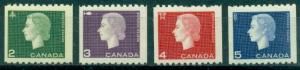 Canada #406-409  Mint  VF VLH  Scott $17.75