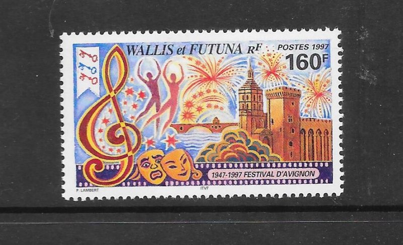 WALLIS & FUTUNA  #498  FESTIVAL OF AVIGNON   MNH