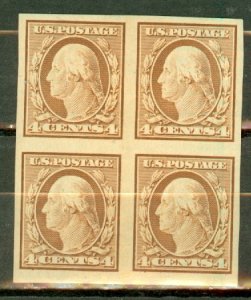 US 346 MNH block of  CV $125