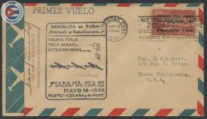 Cuba 1935 Scott C16 | First Day Cover | CU8116