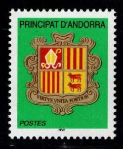 (French) Andorra Scott 577 MNH** Coat of Arms stamp