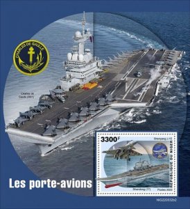 2022/08- NIGER - AIRCRAFTS  II               1V    MNH **