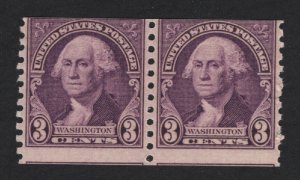 United States MINT Scott Number 721 COIL PAIR  MNH   F-VF #A3 - BARNEYS