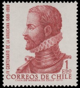 CHILE STAMP YEAR 1972. SCOTT # 414. MINT