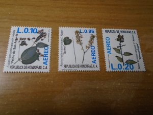 Honduras  #  C755-57  MNH  Flowers