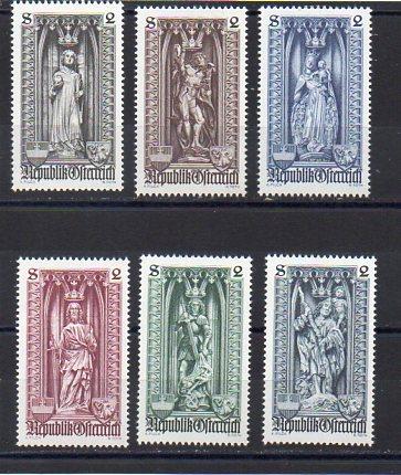 Austria 830-835 MNH