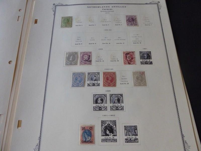 Netherlands Antilles/ Curacao 1873-1940 Mint/Used Stamp Collection on Scott Spec