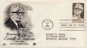 United States, First Day Cover, Illinois